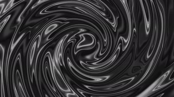 Black White Color Silky Twisted Liquid Animated Background alt