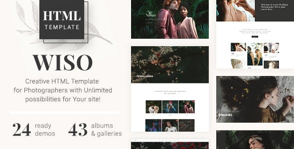 WISO - Photography HTML Template