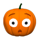 Pumpkin Smiley Set of 30 Expressions for Halloween (2D and 3D)