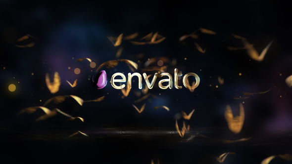 Reflecting Butterflies Logo - VideoHive 24885653