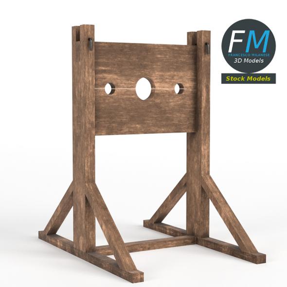 Medieval pillory - 3Docean 24890675