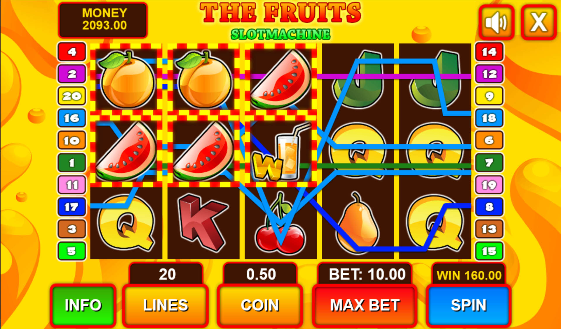 slot machine fruit images
