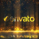 Golden Particles Glitter Logo - VideoHive Item for Sale