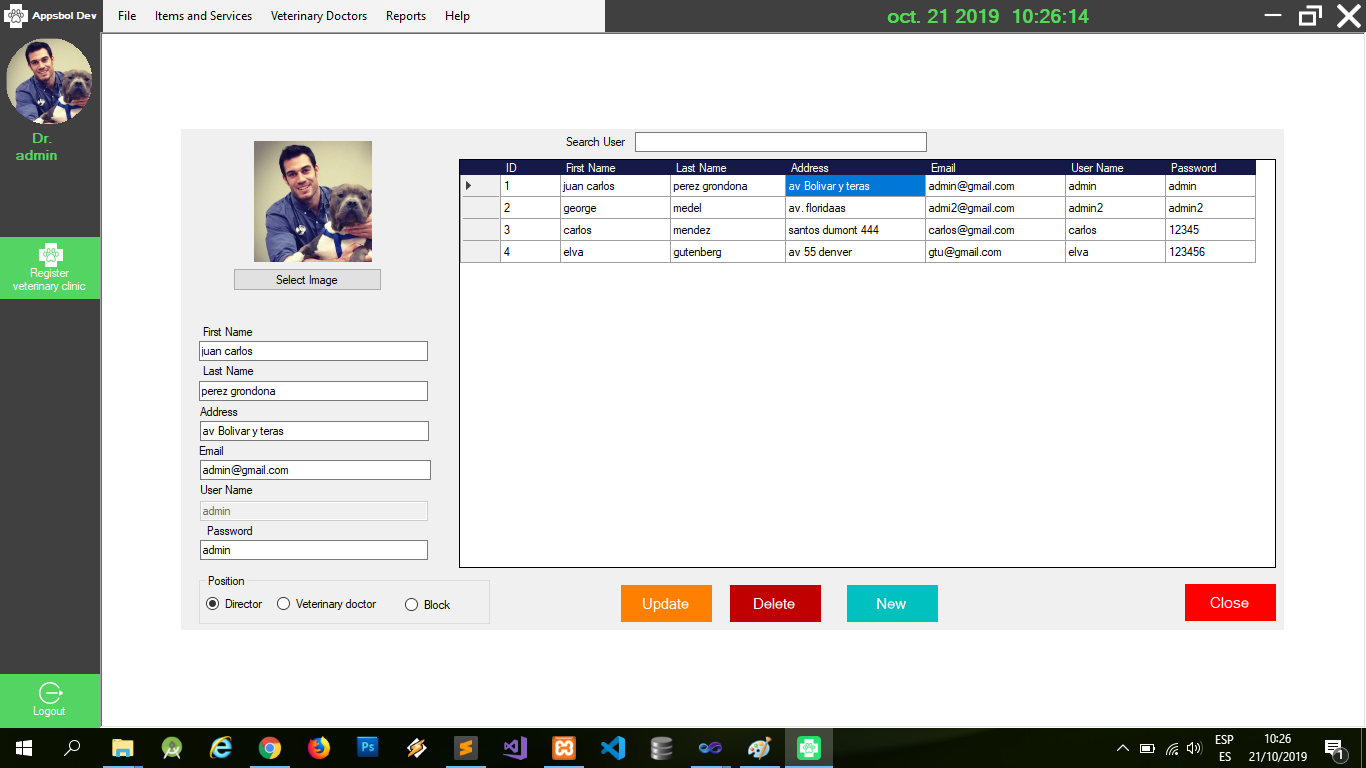 Veterinary Clinic System - C# MySQL by AppsbolDev | CodeCanyon