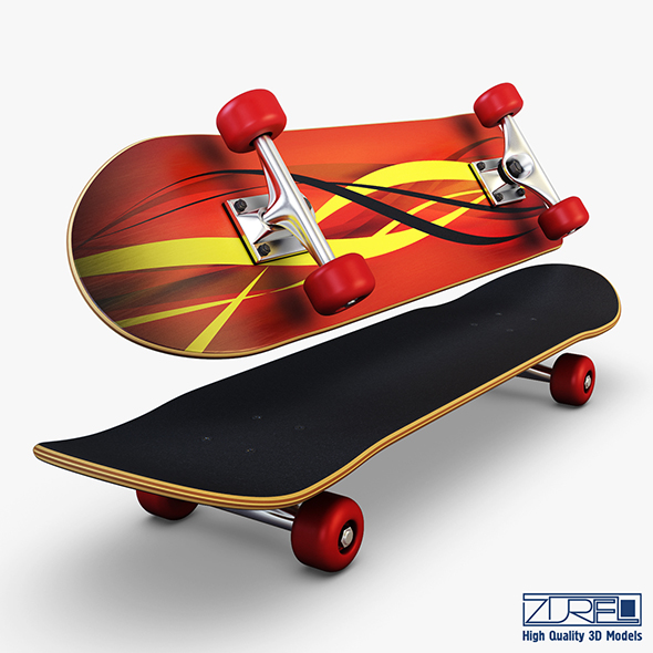 Skateboard v 1 - 3Docean 24903124