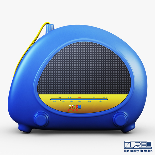 Kids radio toy - 3Docean 24903973