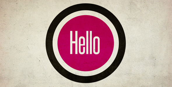 Hello and Welcome - VideoHive 268080