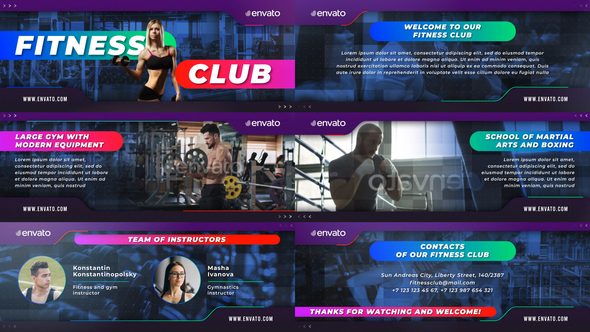 Facebook Video Cover Fitness Club