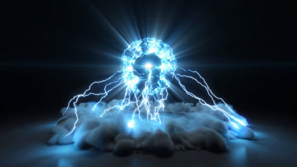 Lightning Burst Logo - VideoHive 24906371