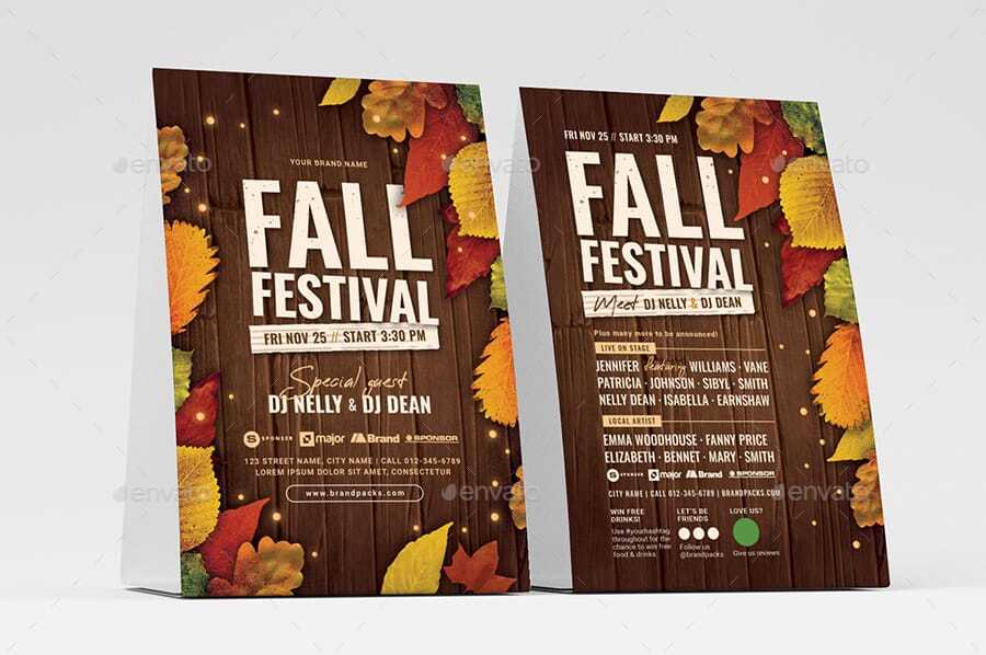 Fall Festival Flyer, Print Templates | GraphicRiver