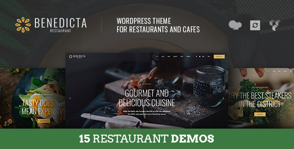 Benedicta – Restaurant & Food WordPress Theme