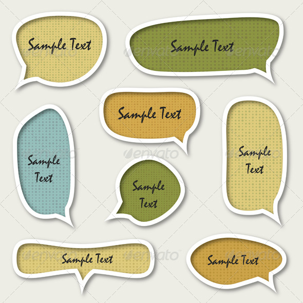 Speech Bubbles - Abstract Conceptual