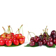 Two piles of diffrent cherries - PhotoDune Item for Sale