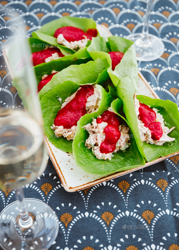 Thanksgiving Appetizers Are Made From Turkey Leftover Stock Photo By Edalin