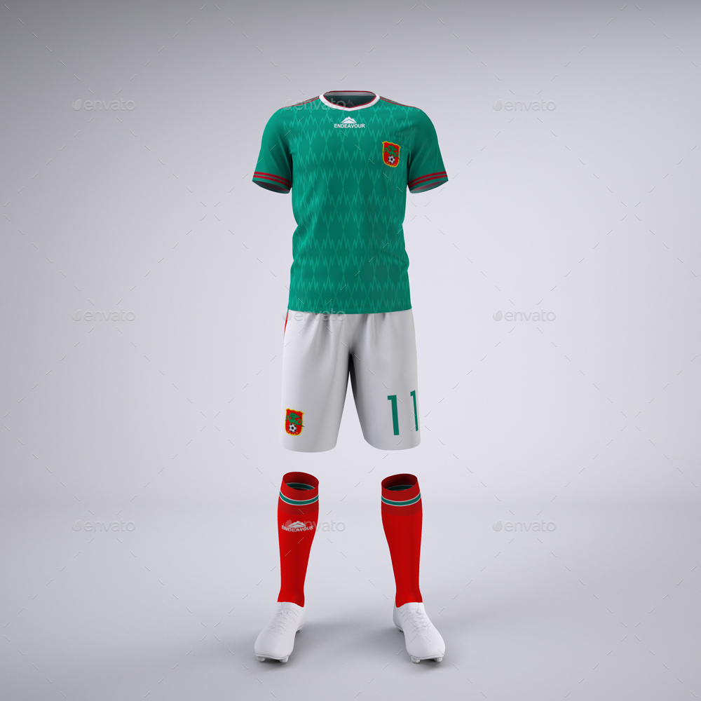 Download Soccer Football Team Uniform Mock Up By Sanchi477 Graphicriver Free Mockups