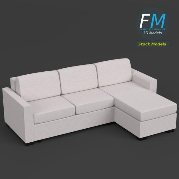 Angular couch sofa - 3Docean 17931271