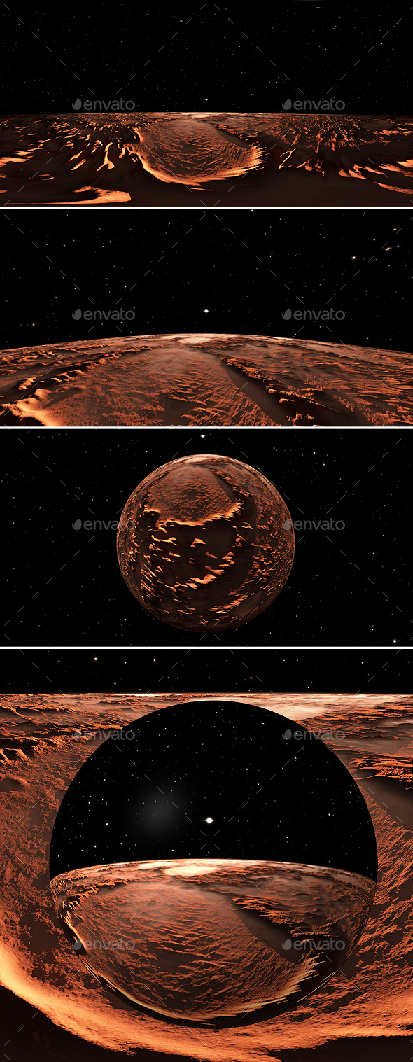 Martian landscape environment - 3Docean 24914306