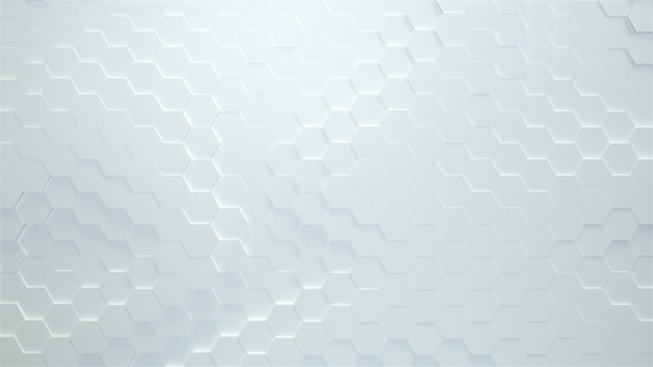 Clean White Hexagons 2 alt