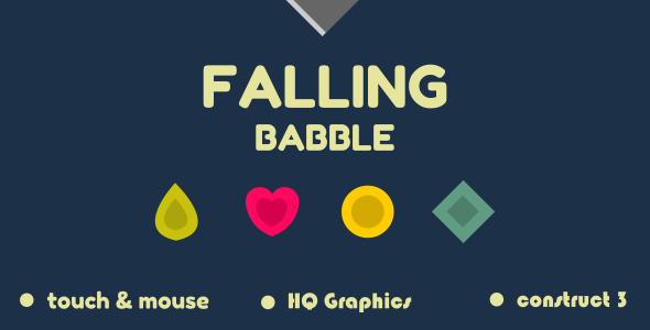Falling Babble - HTML5 Game (Construct3)