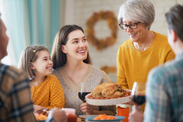 Happy Thanksgiving Day - Stock Photo - Images