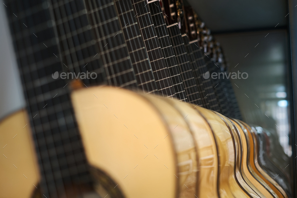 Classic Guitar For Flamenco In Lute Maker Shop