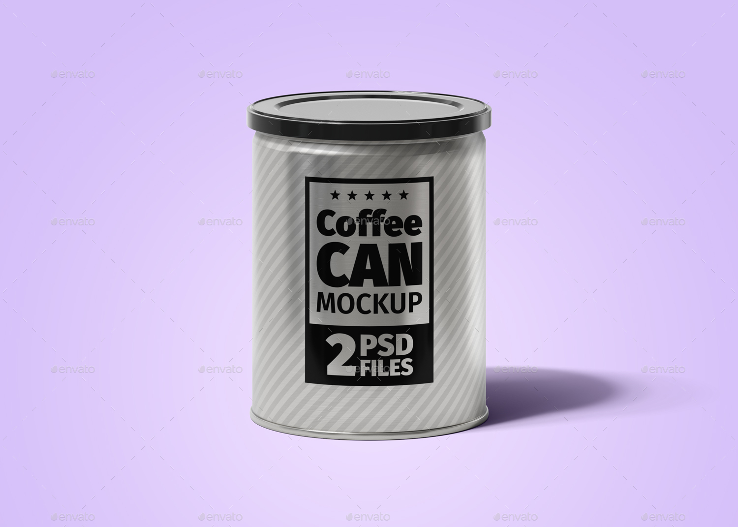 Download Metal Coffee Can Mock-Ups by Radetzki | GraphicRiver