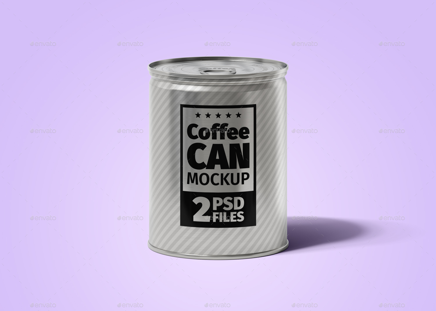 Metal Coffee Can Mock-Ups by Radetzki | GraphicRiver