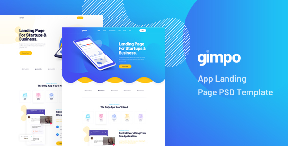Gimpo - App - ThemeForest 24907307