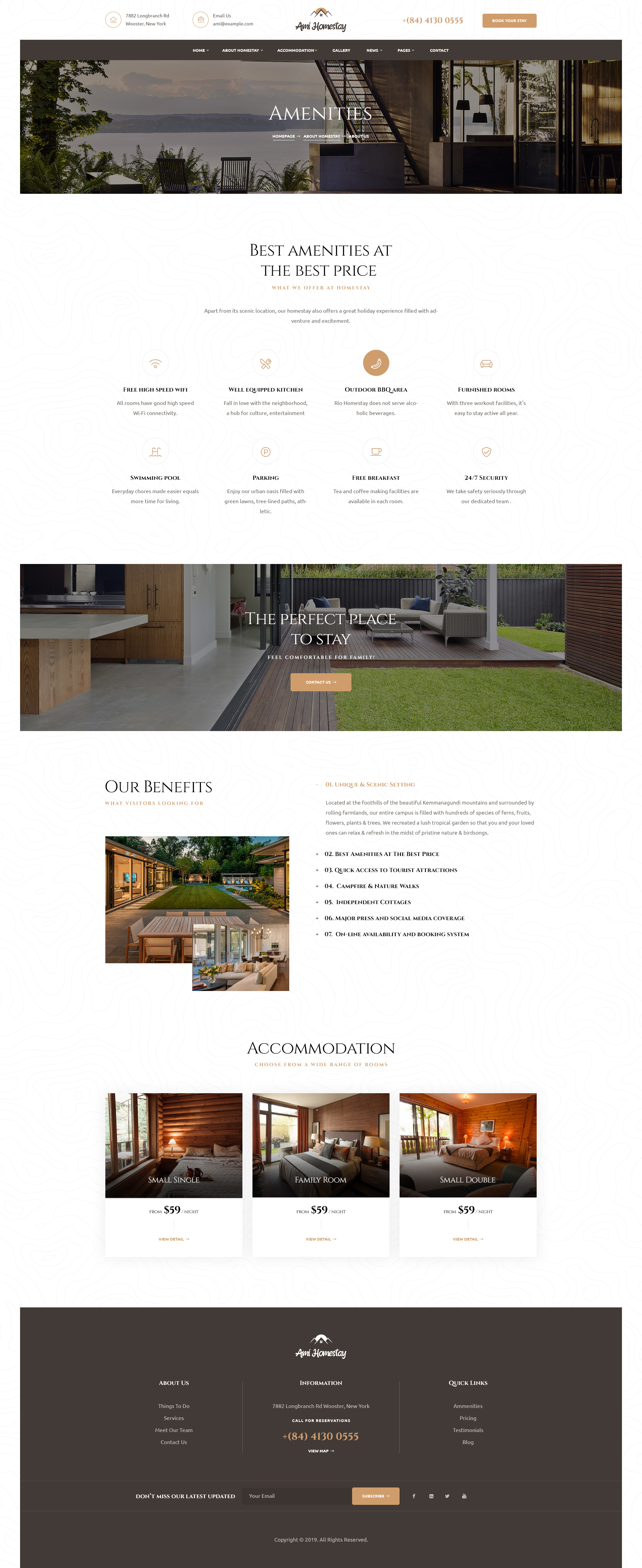 Ami Homestay - Hotel Booking WordPress Theme by themelexus | ThemeForest