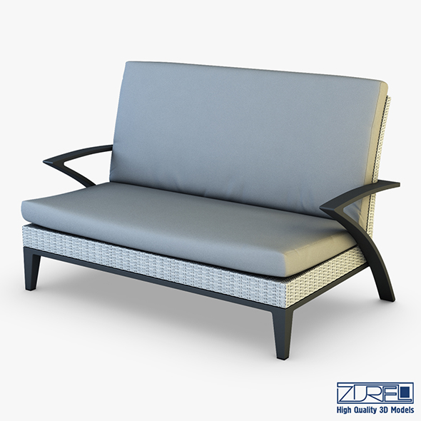 Rexus sofa white - 3Docean 24927008