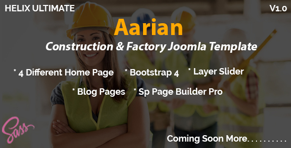 Aarian - Construction - ThemeForest 24927085