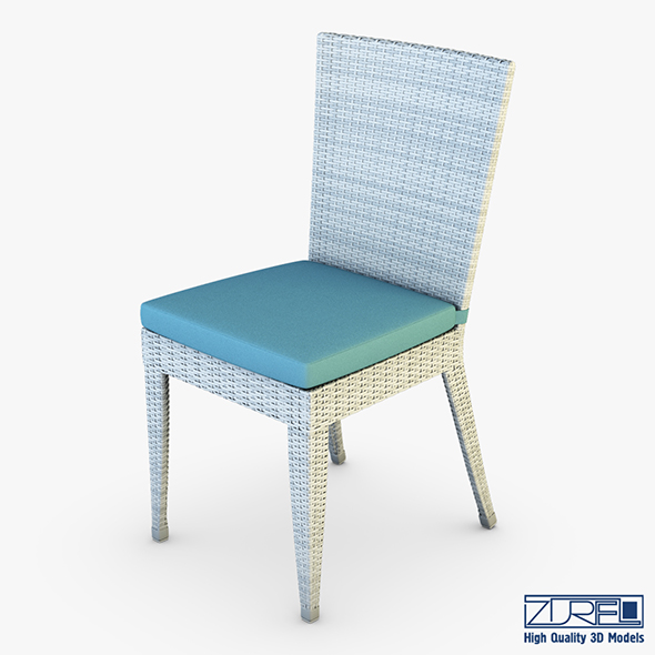Rexus chair white - 3Docean 24927086