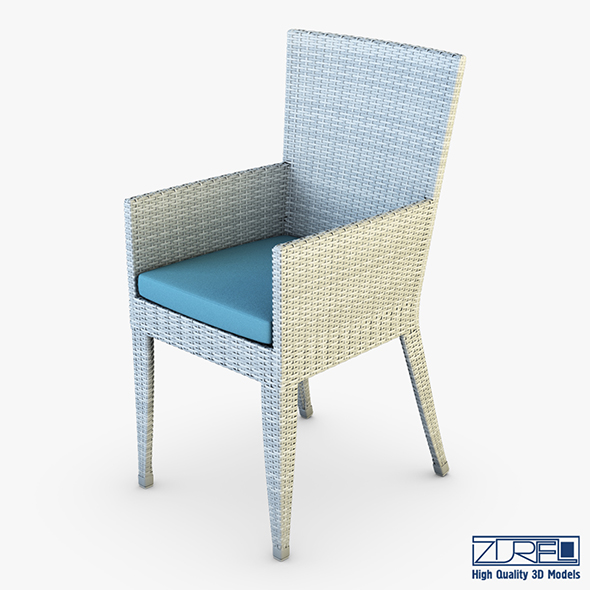 Rexus chair white - 3Docean 24927096