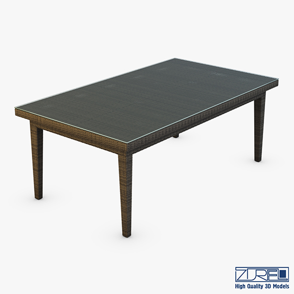 Rexus dining table - 3Docean 24927134