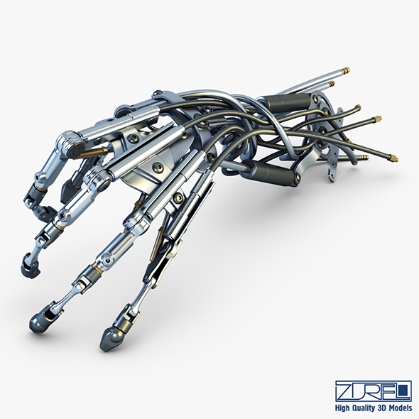 Robotic hand v - 3Docean 24927138