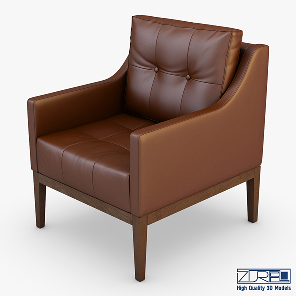 Carmen armchair brown - 3Docean 24927185