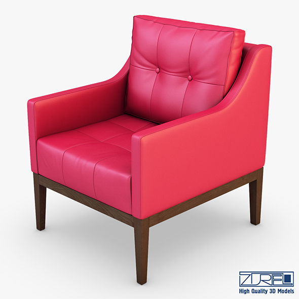 Carmen armchair red - 3Docean 24927190