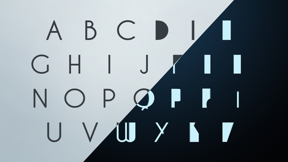 Clean Corporate Animated Typeface