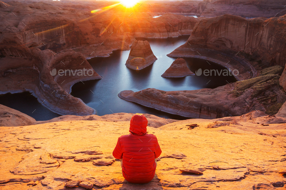 Reflection canyon - Stock Photo - Images
