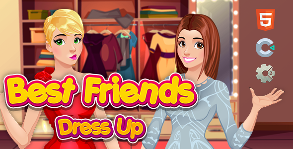 Best Friends (Dress Up) - HTML5 Game