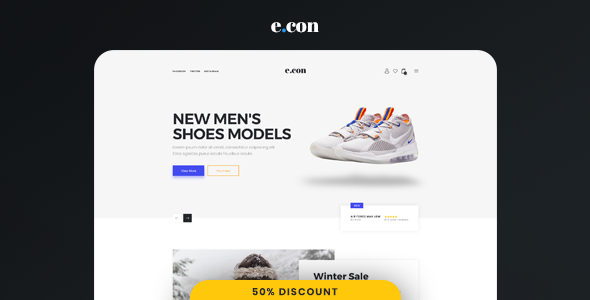 [DOWNLOAD]eCon - Modern & Clean  Responsive eCommerce Muse Template