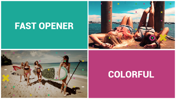 Fast Colorful Opener - VideoHive 15067304