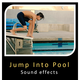 Jump into Pool and Swimming Sounds