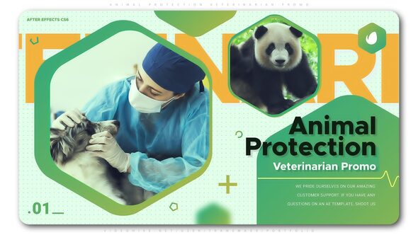 Animal Protection Veterinarian Promo Openers template preview