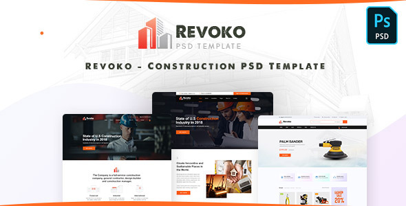 Revoko - Construction - ThemeForest 24899759