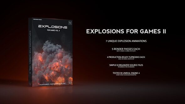 Explosions for Games - VideoHive 24941528