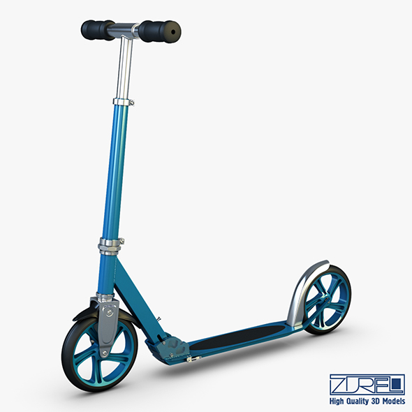 Kick scooter blue - 3Docean 24942642
