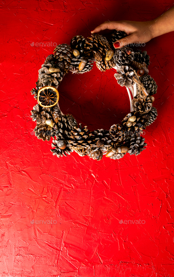 Christmas Wreath - Stock Photo - Images