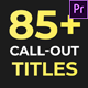 Call Out Titles - Essential Graphics | Mogrt - VideoHive Item for Sale