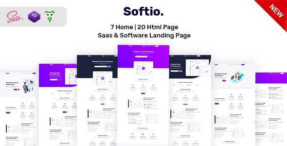 Softio - Software - ThemeForest 24901942